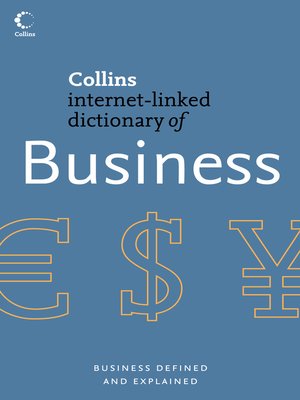 cover image of Collins Internet-Linked Dictionary of Business